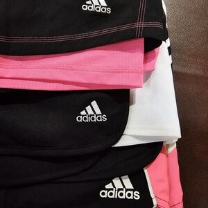 Adidas Sports Shorts Trio - Black, Pink, White